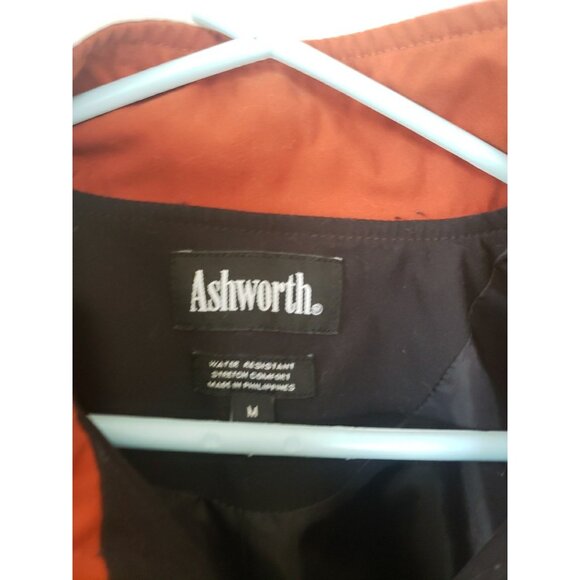 Ashworth Vintage Google Company Logo 1/4 Zip Jacket Red Black White Trim M y2k - Picture 3 of 11